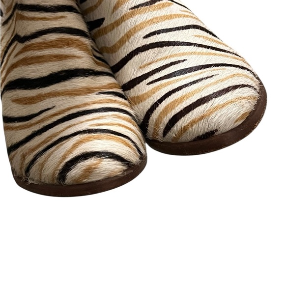 Zebra Print Ankle Boots for Sale up to 90% Off: Poshmark Band of Gypsies Rodeo zebra print calf hair leather ankle boots black tan